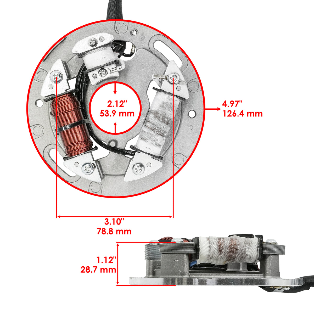 Stator Replacement for Yamaha 6R8-85560-10-00 (1999–2000)
