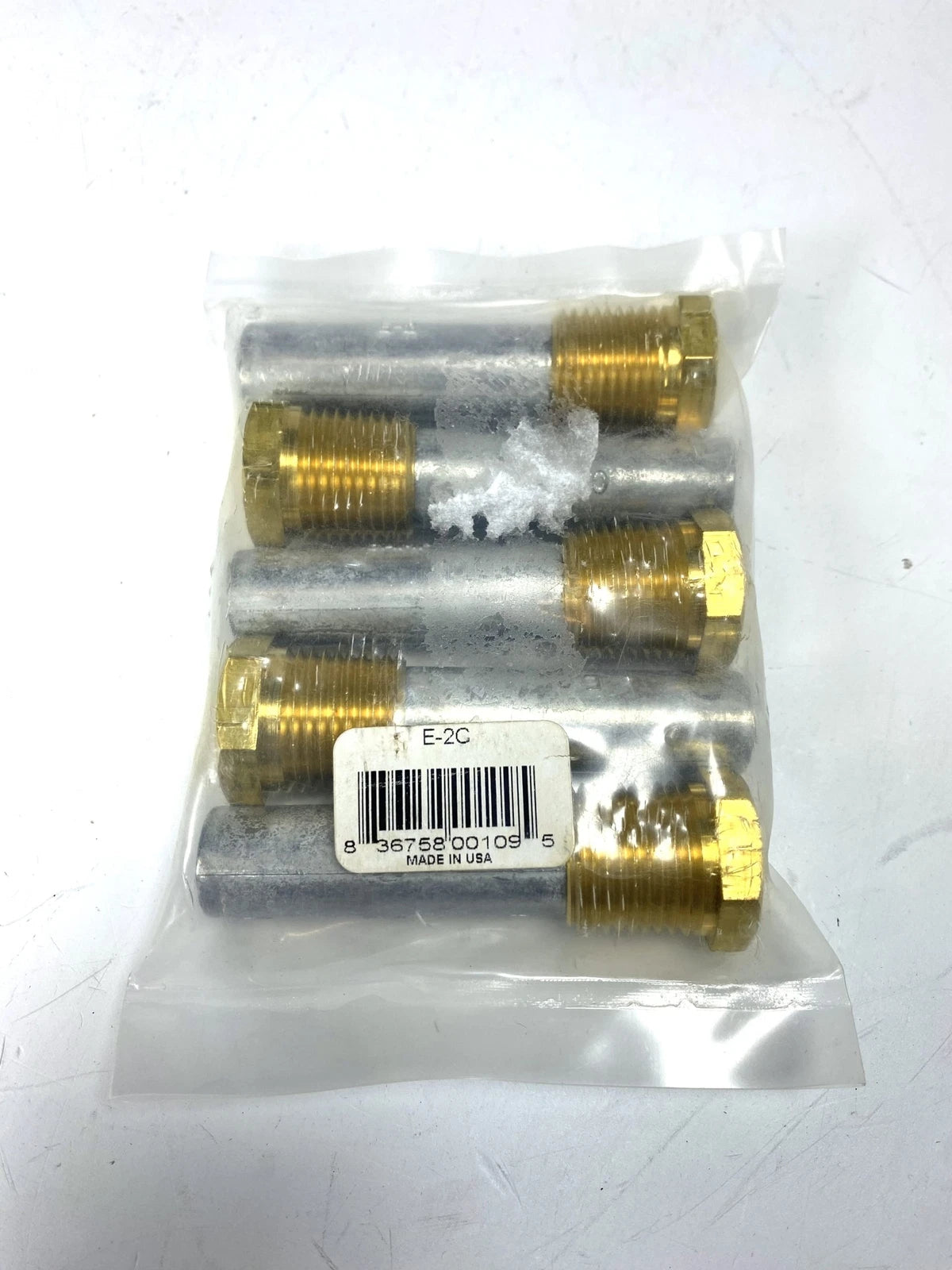 5 Pack Zinc Anode 1/2" Plug for Camp E-2C