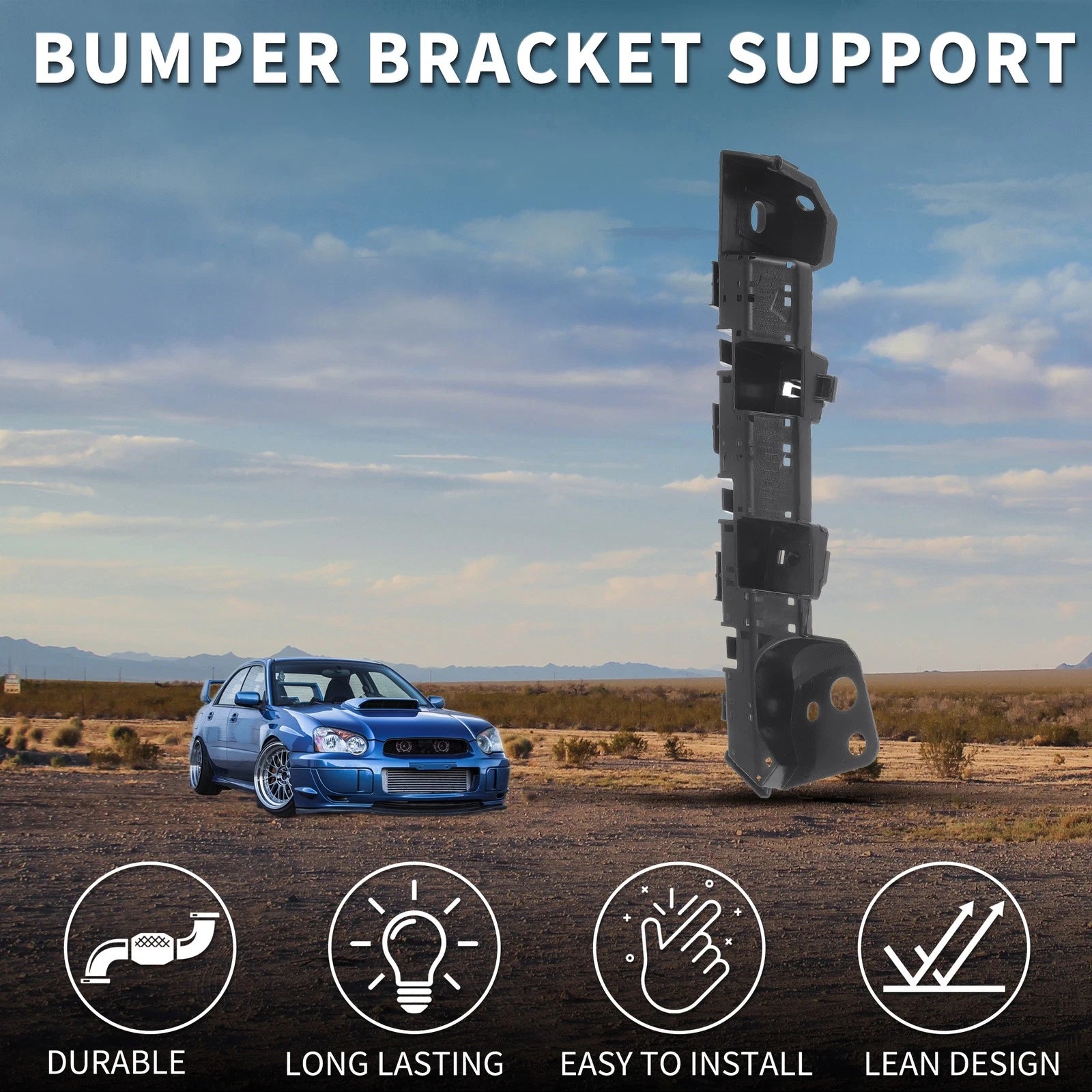 1pc Left Front Bumper Retainer Bracket Replacement for Subaru WRX (2015–2021)
