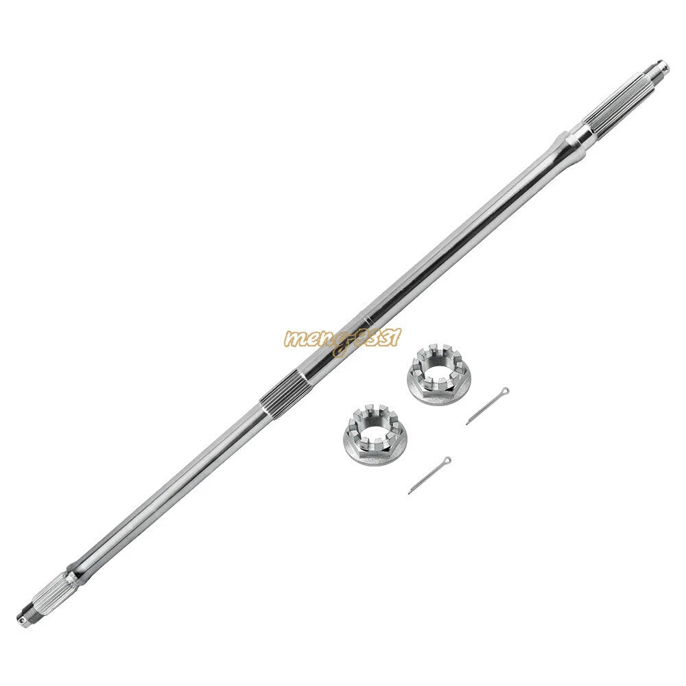 Rear Axle Shaft w/ Nuts for Honda Rancher 420 TRX420TE (2014–2024)