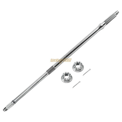 Rear Axle Shaft w/ Nuts for Honda Rancher 420 TRX420TE (2014–2024)