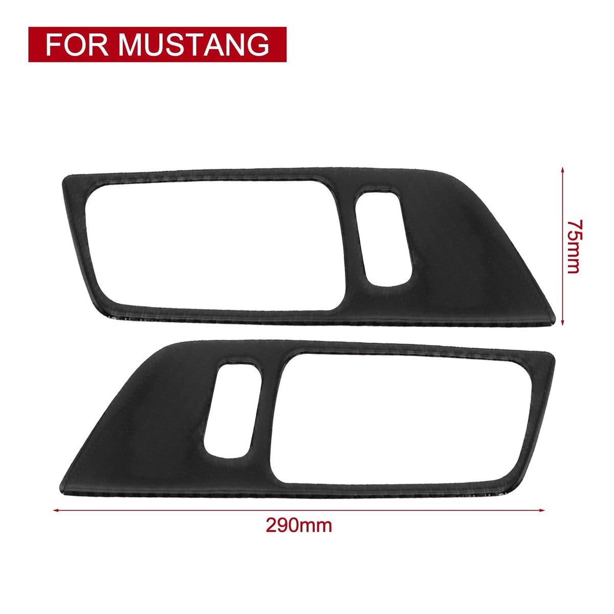 Carbon Fiber Interior Trim for Ford Mustang