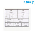 150pcs Aluminum Rivet Nut Kit for Metric & SAE Applications