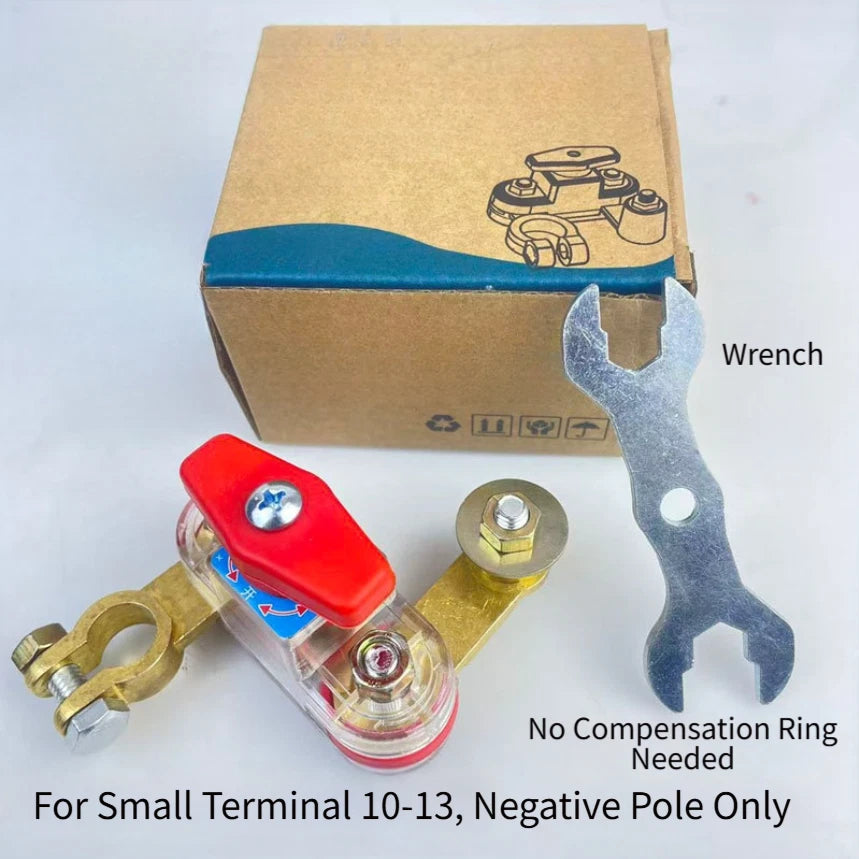 12V/24V Car Battery Disconnect Switch with Adjustable Terminals