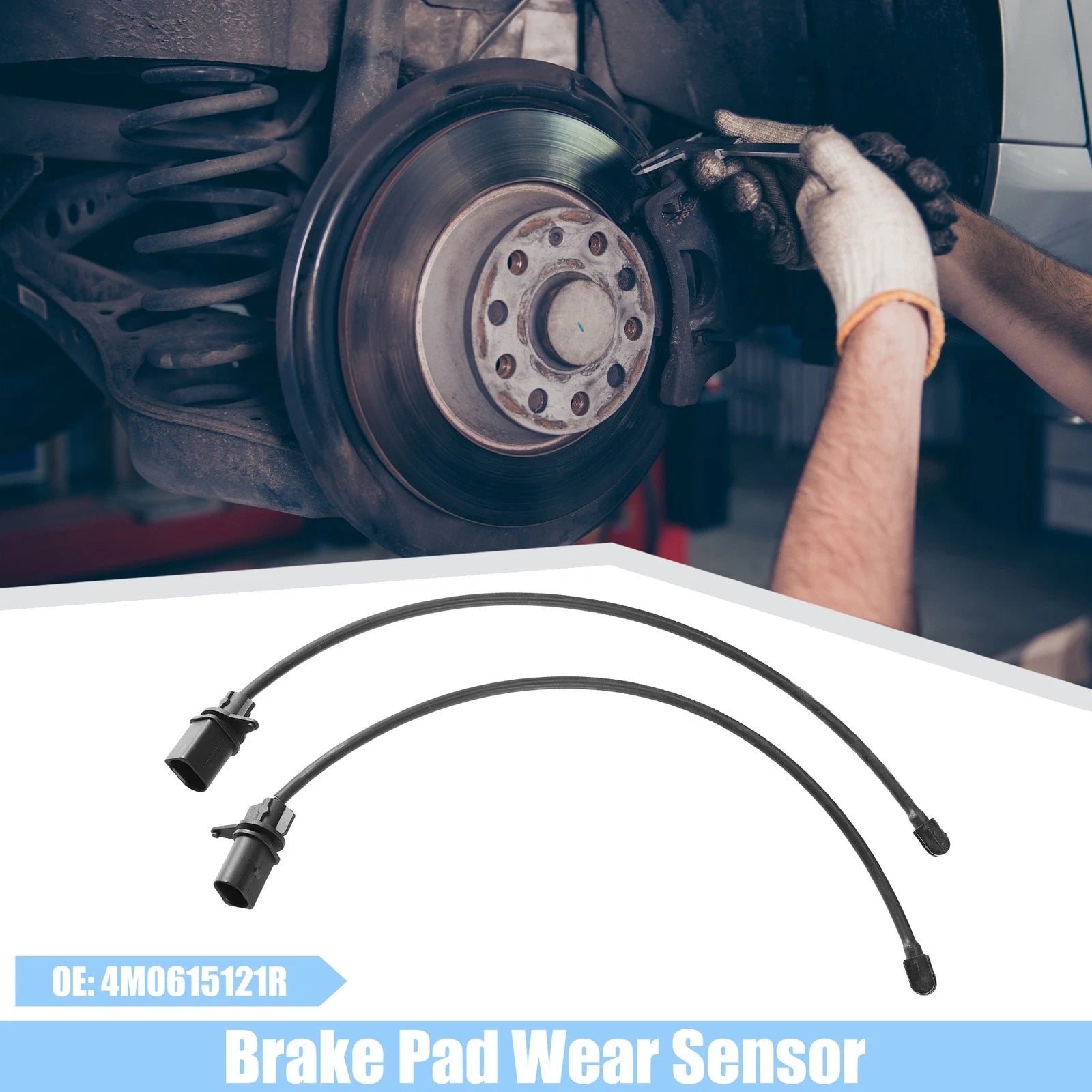 Front Brake Pad Sensor Replacement for Audi A4 A5 A6 A8 (2005–2015)