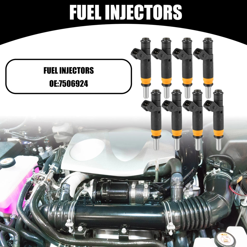 8 Pcs Fuel Injectors Replacement for BMW 745Li E65 (2002–2003)