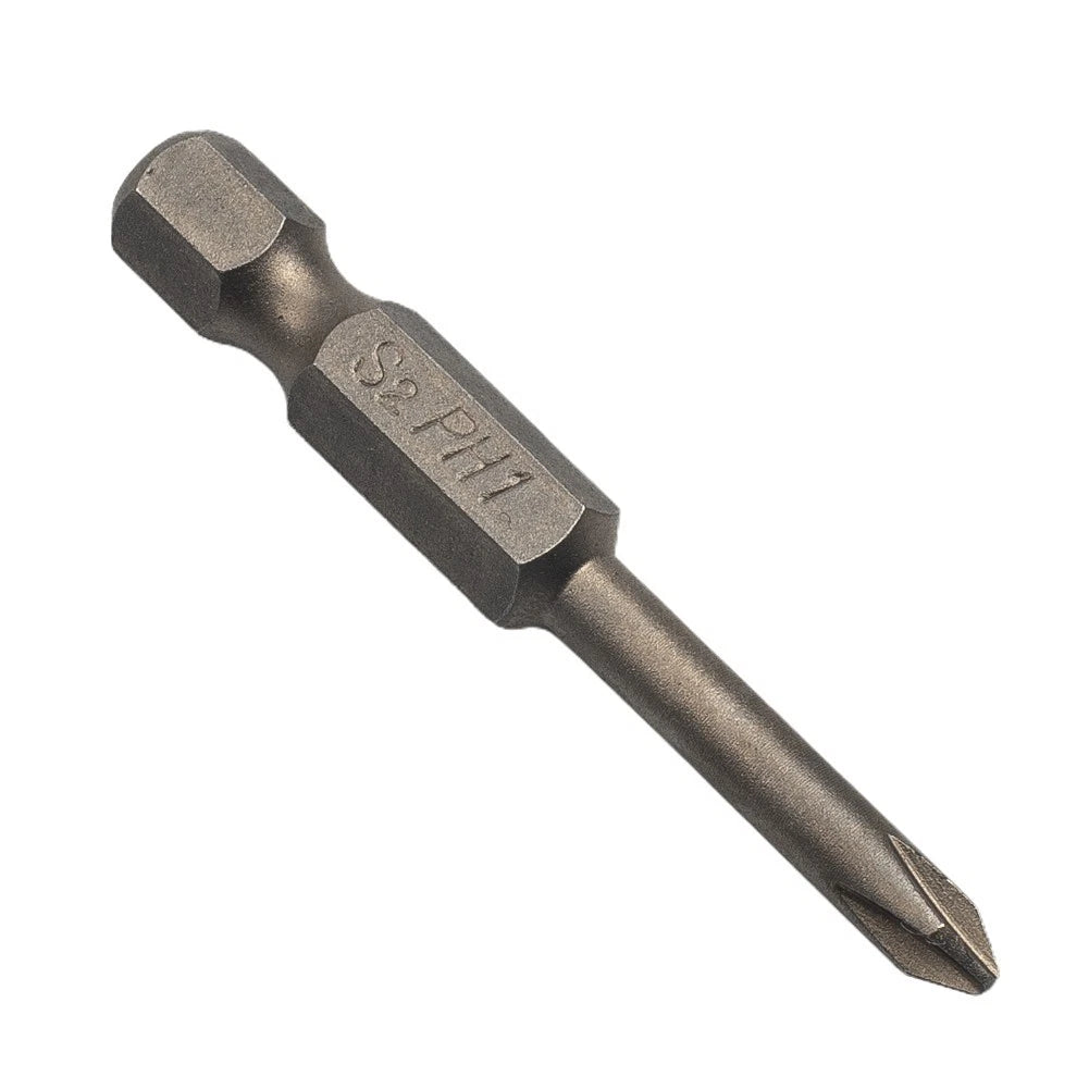 Screwdriver Bits for Cross Head (50mm / 2inch Long, 6.35mm / 1/4)