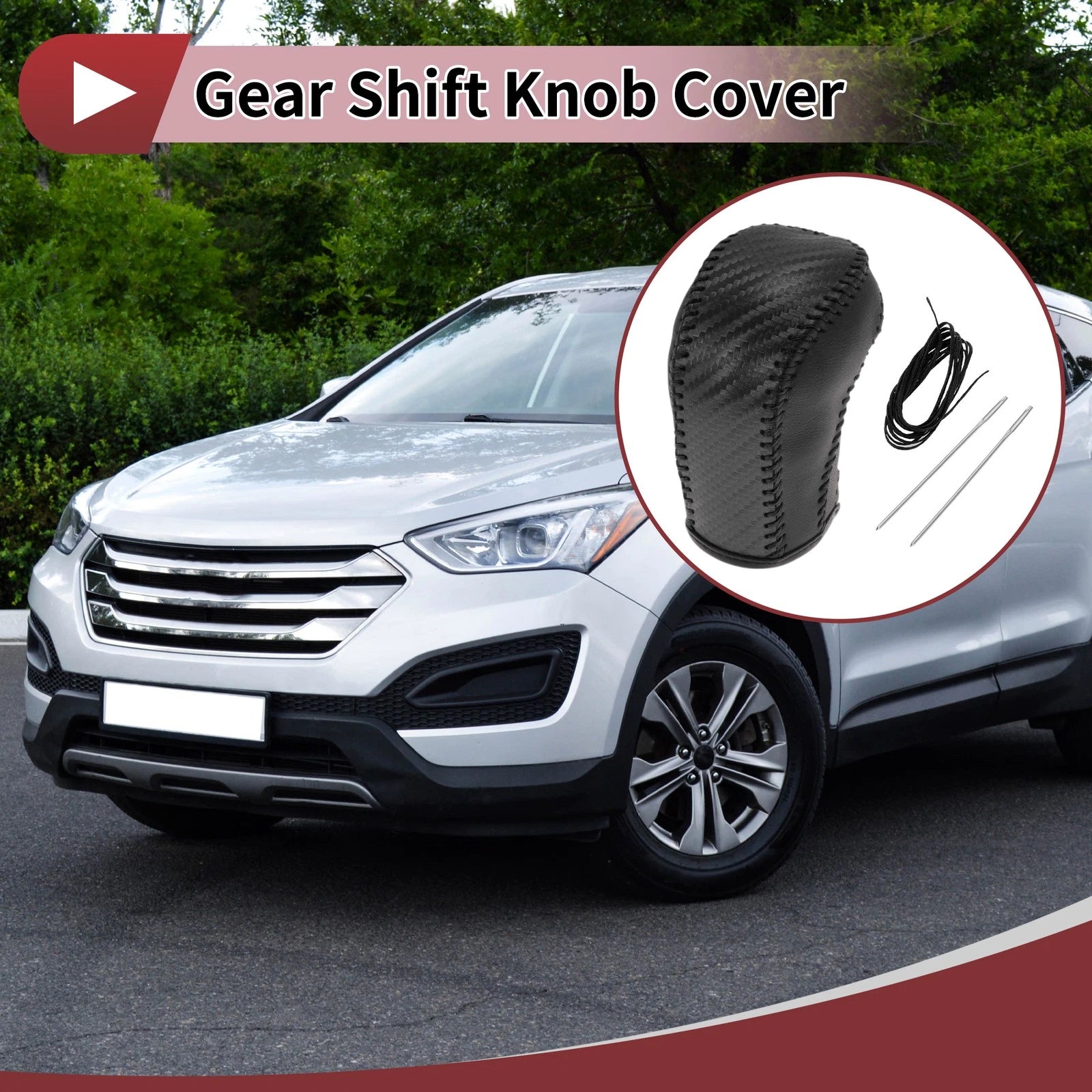 Gear Shift Knob Cover Replacement for Hyundai Tucson (2015–2018)
