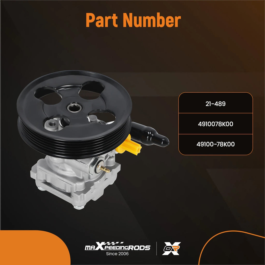 Power Steering Pump with Pulley for Suzuki Grand Vitara (2006–2014)