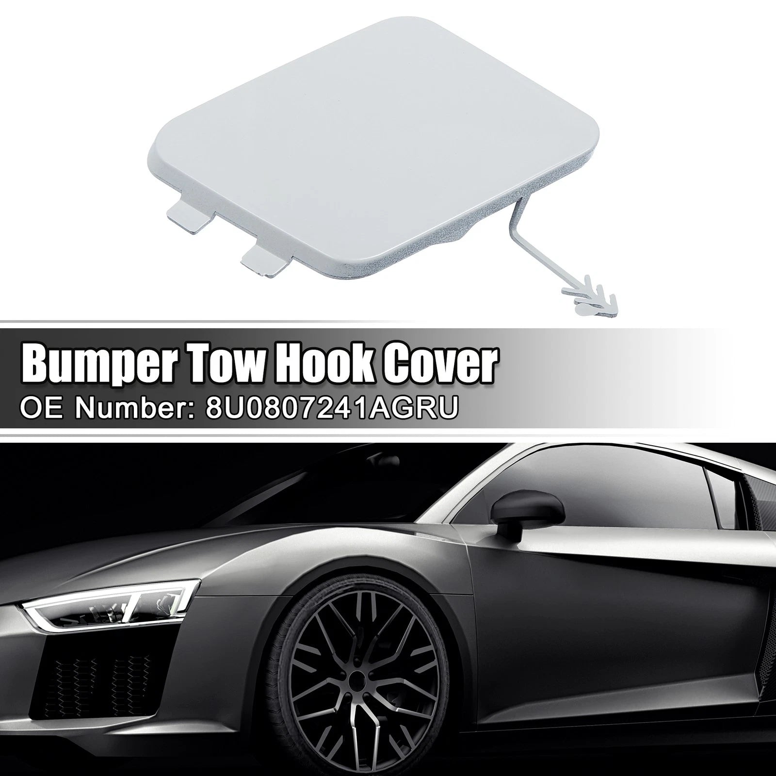 Front Tow Hook Cover Replacement for Audi Q3 (2015–2024)