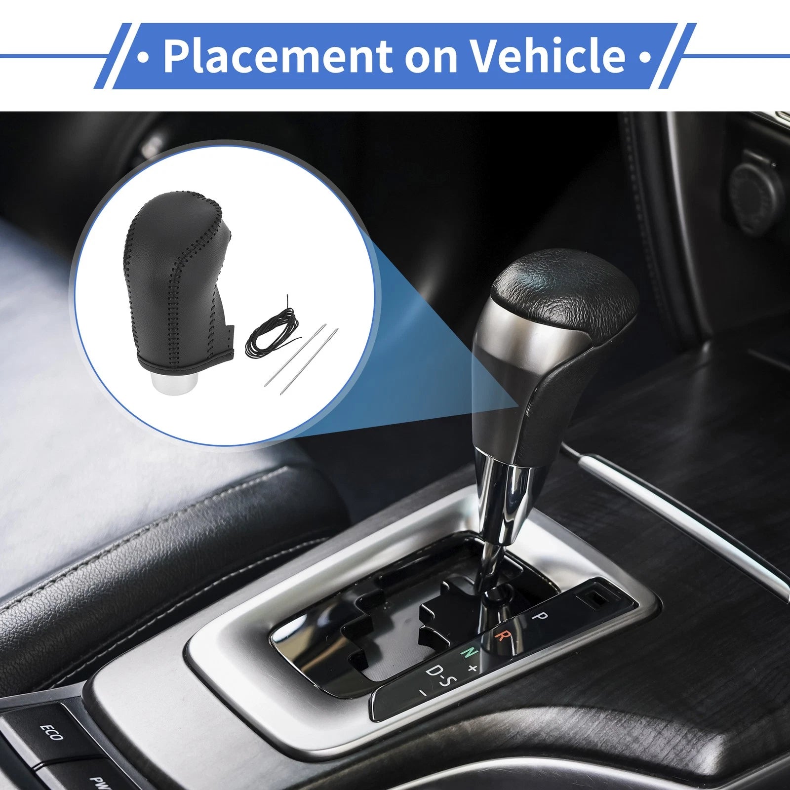 Gear Shift Knob Cover Replacement for Hyundai Tucson (2015–2018)