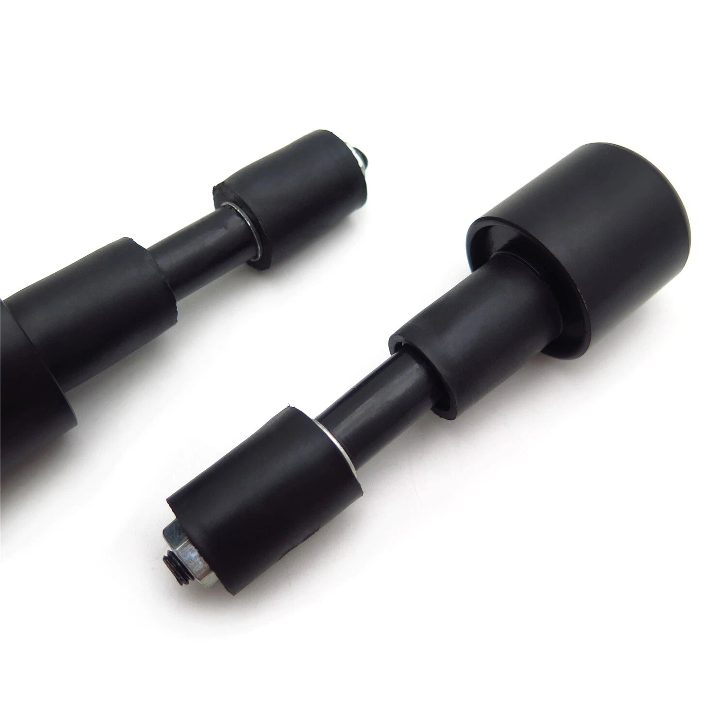 2X 22mm Anti Vibration Handle Bar End Plug Grip Caps for Motorcycle