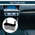 Car Trash Can for Front Seats (1 Pc) - Portable Plastic Bin - White