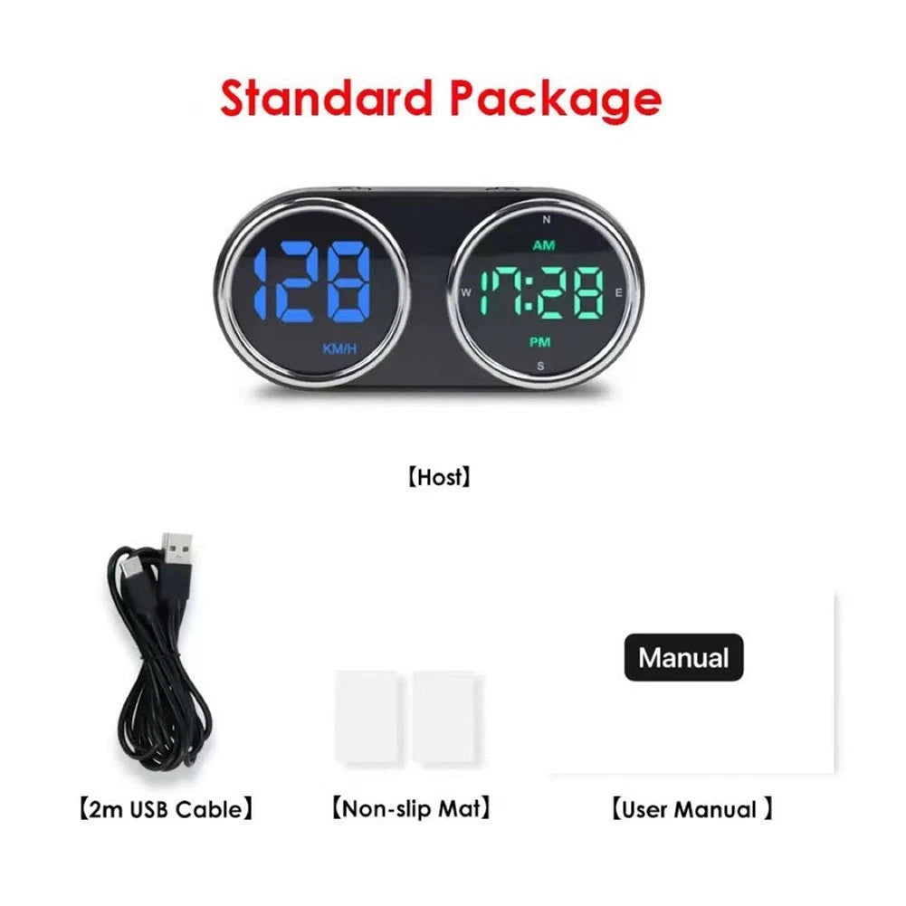 Digital Speedometer HUD Display for Dashboard (Universal Fit)