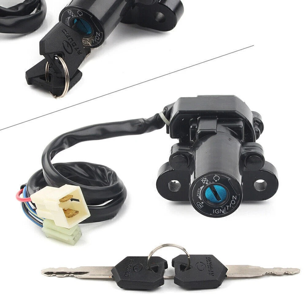 For Yamaha YZF R1 1998-1999 2004-2012 Ignition Switch Lock Cap Key Set