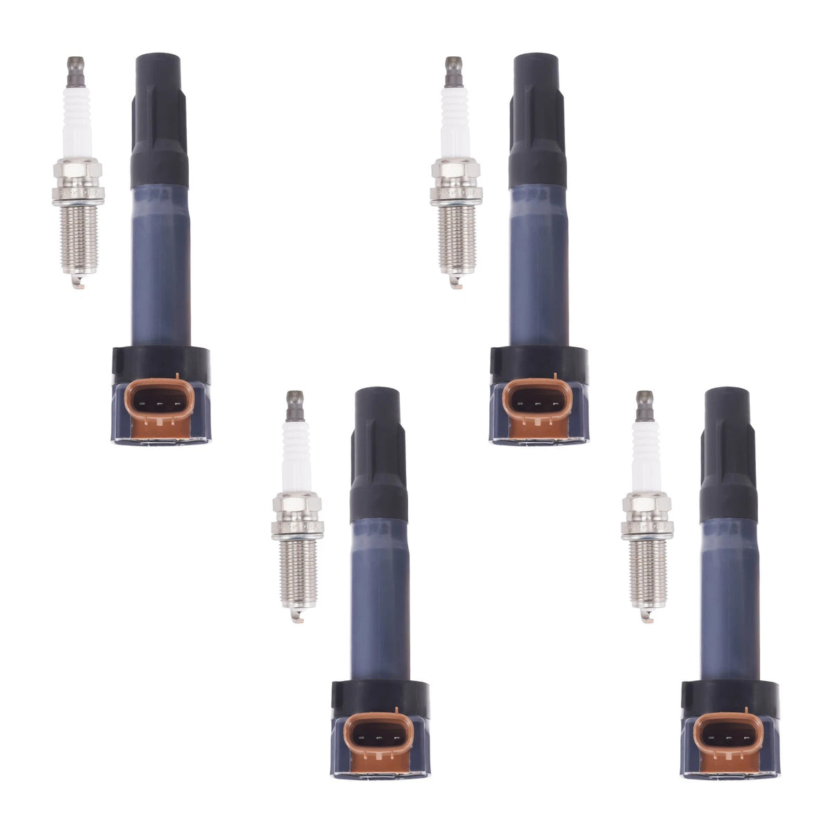 4X Ignition Coil & 4X Spark Plug for Suzuki Grand Vitara Kizashi (2009–2015)
