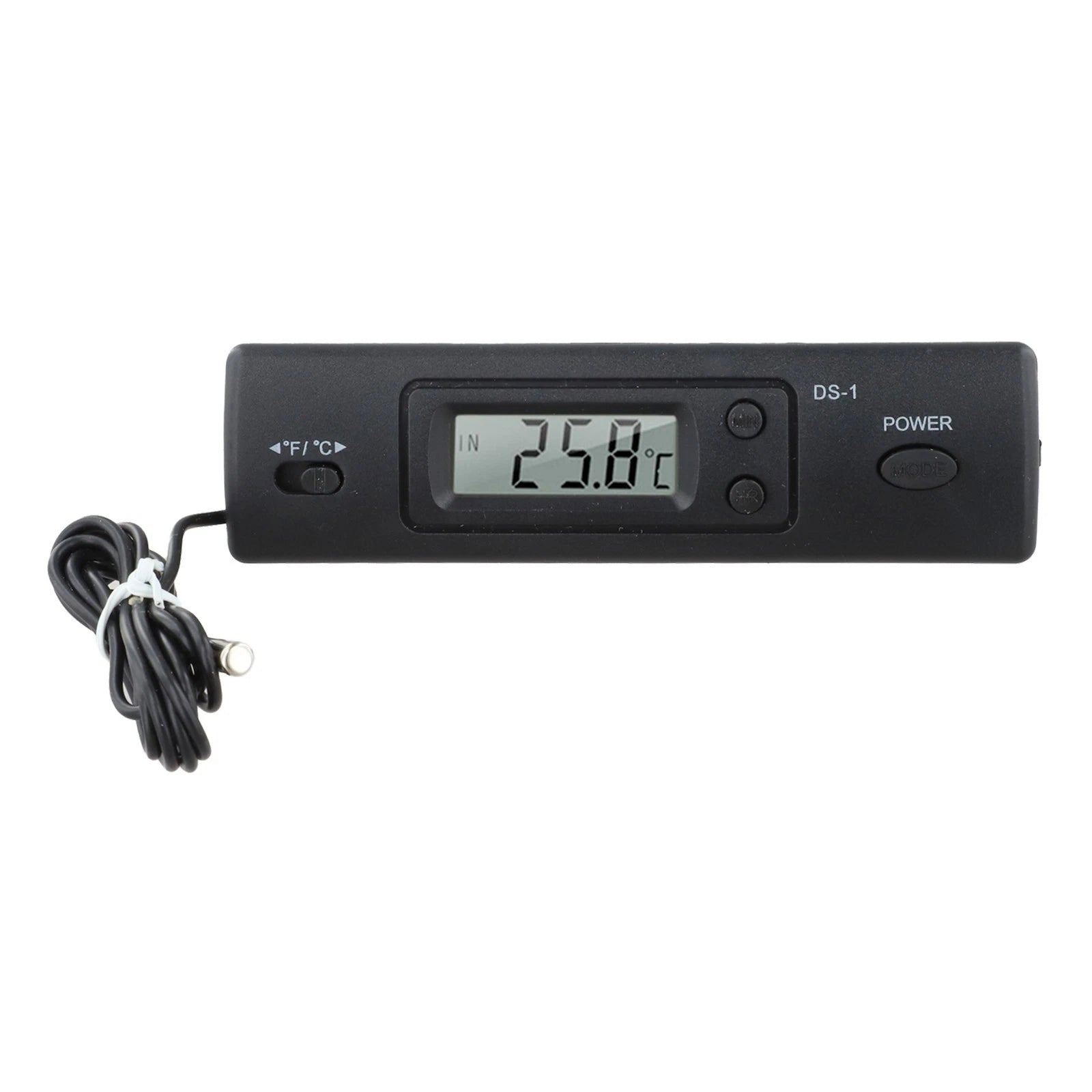 Digital Car Thermometer with Clock Function for Universal Fit