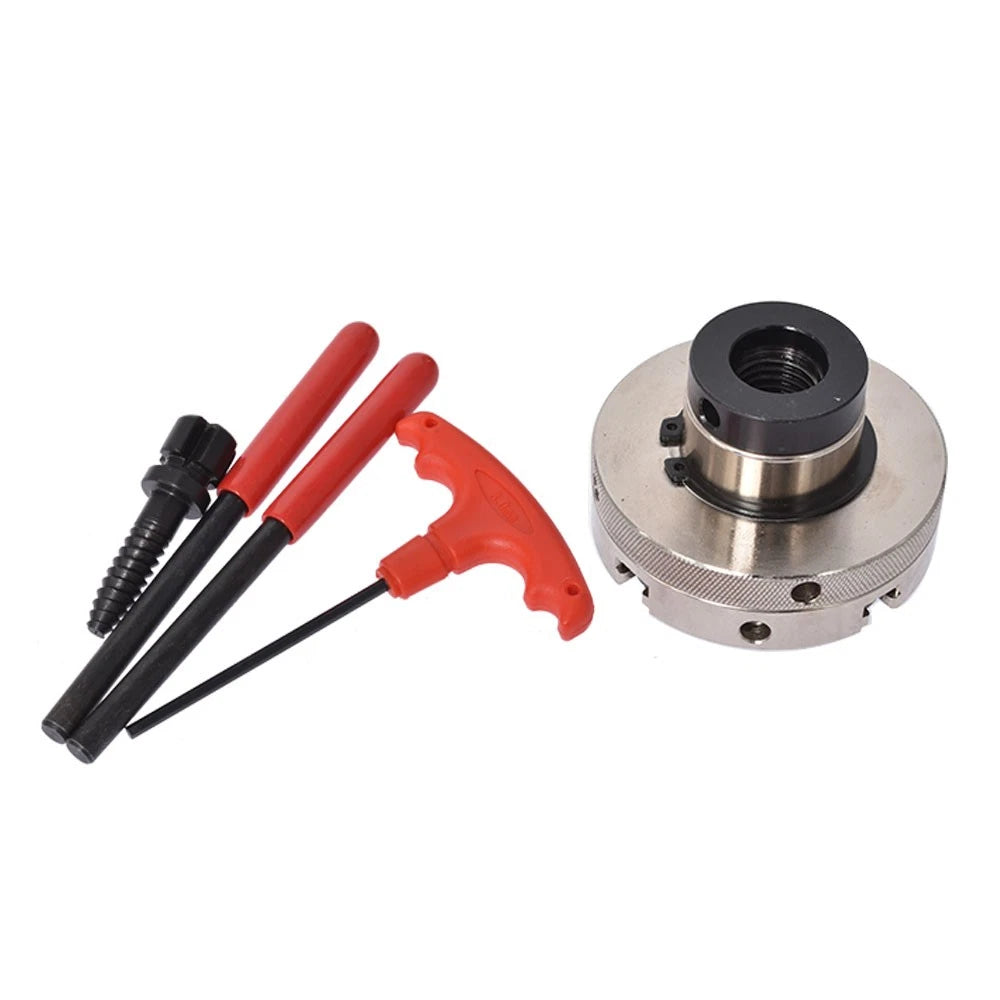 4-Inch Self-Centering Lathe Chuck 4-Jaw 1" × 8TPI Thread