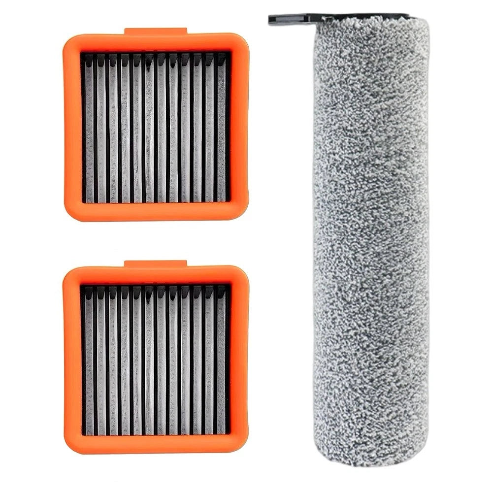 Main Side Brush Roller and HEPA Filter Replacement for Uwant D5 D100 A60