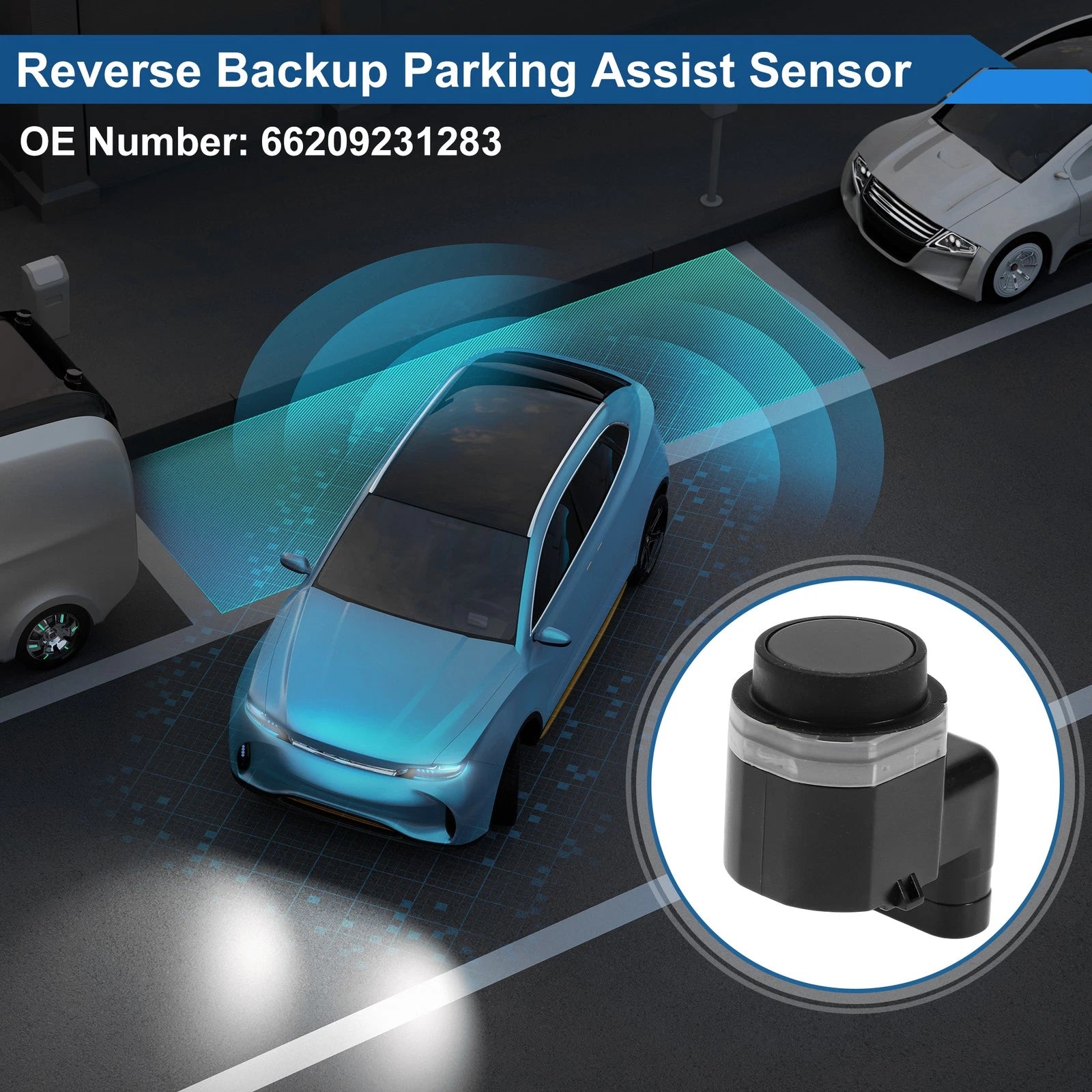 Reverse Backup Parking Sensor OEM Replacement for BMW 7 Series (2011–2015)