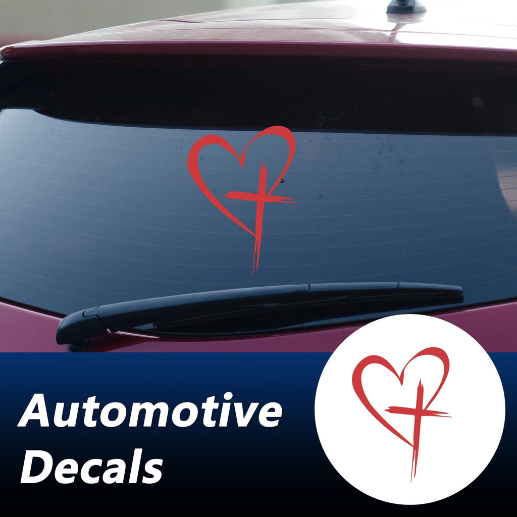 Reflective Bumper Decal for - Red Cross