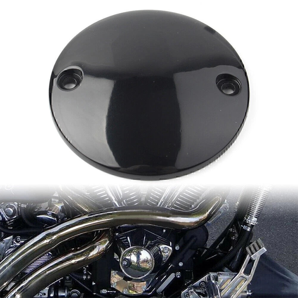 Flat Black Timer Ignition Points Cover for Harley Sportster XL 883 1200 1972-03