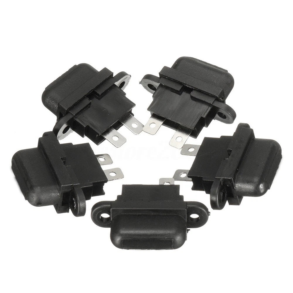 Set of 5 Auto Blade Fuse Holders for Car Boat 32V