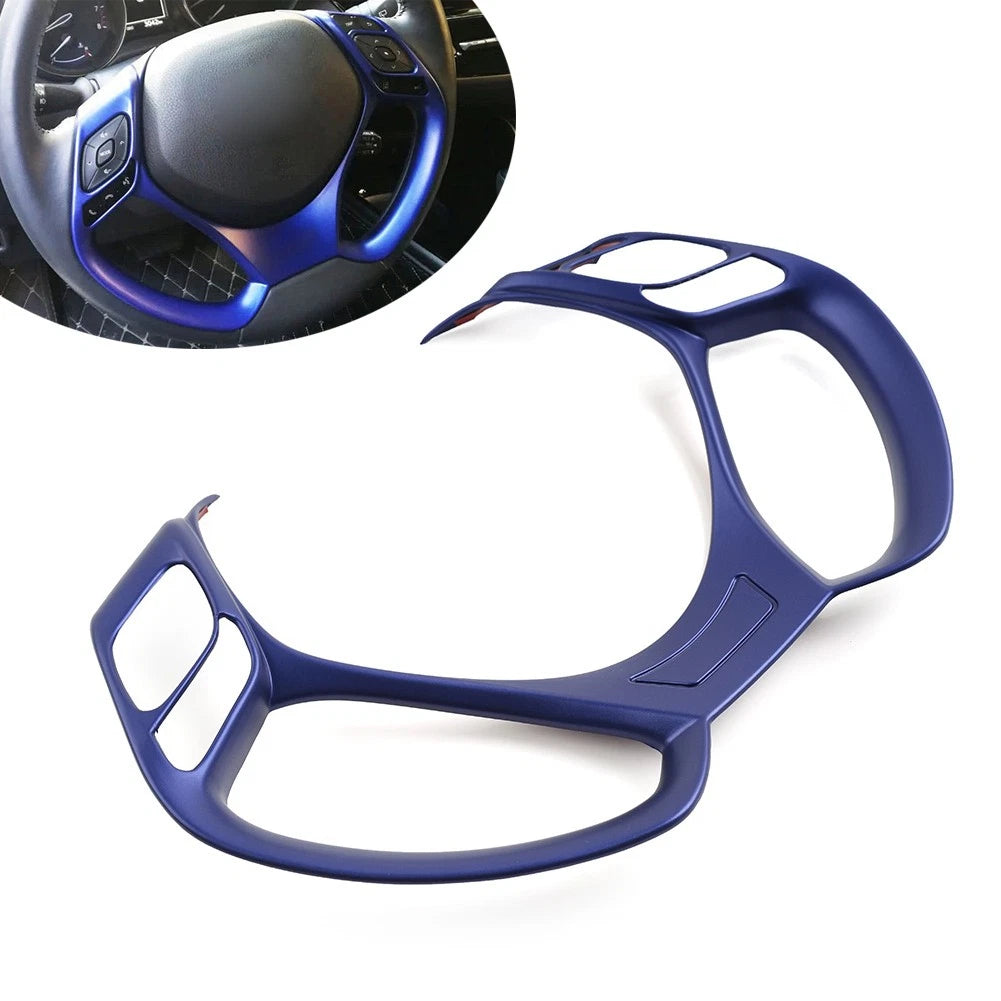 Steering Wheel Button Panel Trim for Toyota C-HR (2016–2023) - Blue
