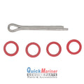 Prop Shaft Oil Seal O-ring for Yamaha Outboard 75-90 HP (2-Stroke)