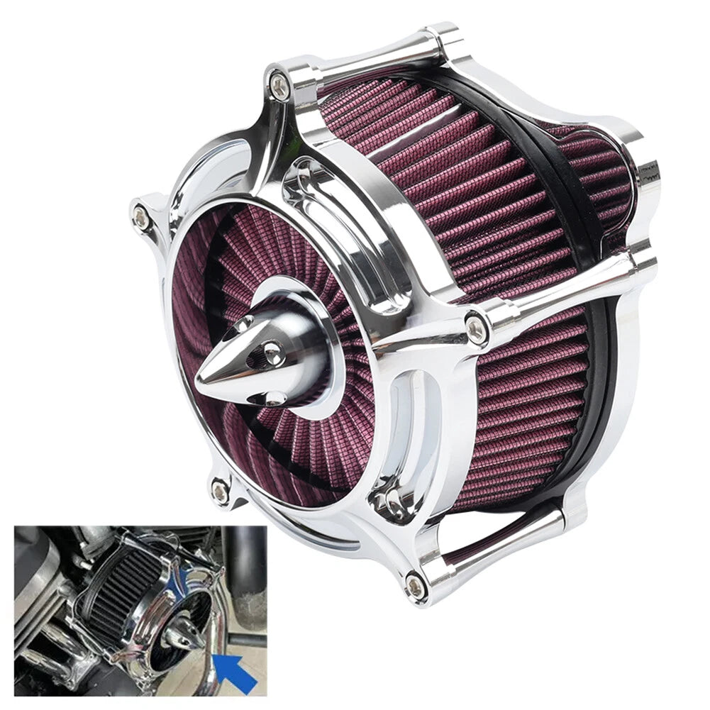 Spike Air Cleaner Intake Filter Kit For Harley Touring Road King 2008-16 Dyna