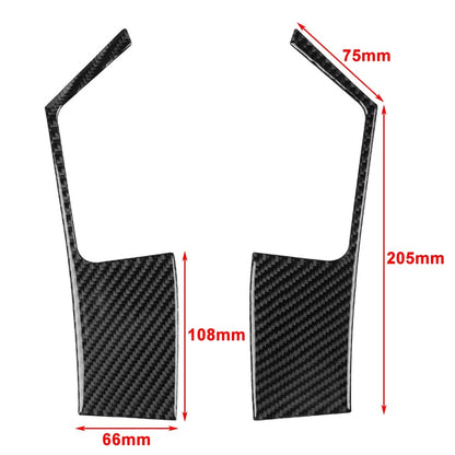 2X Inner Door Window Lift Switch Button Panel Cover Trim for Nissan GTR R35 (2008–2016)