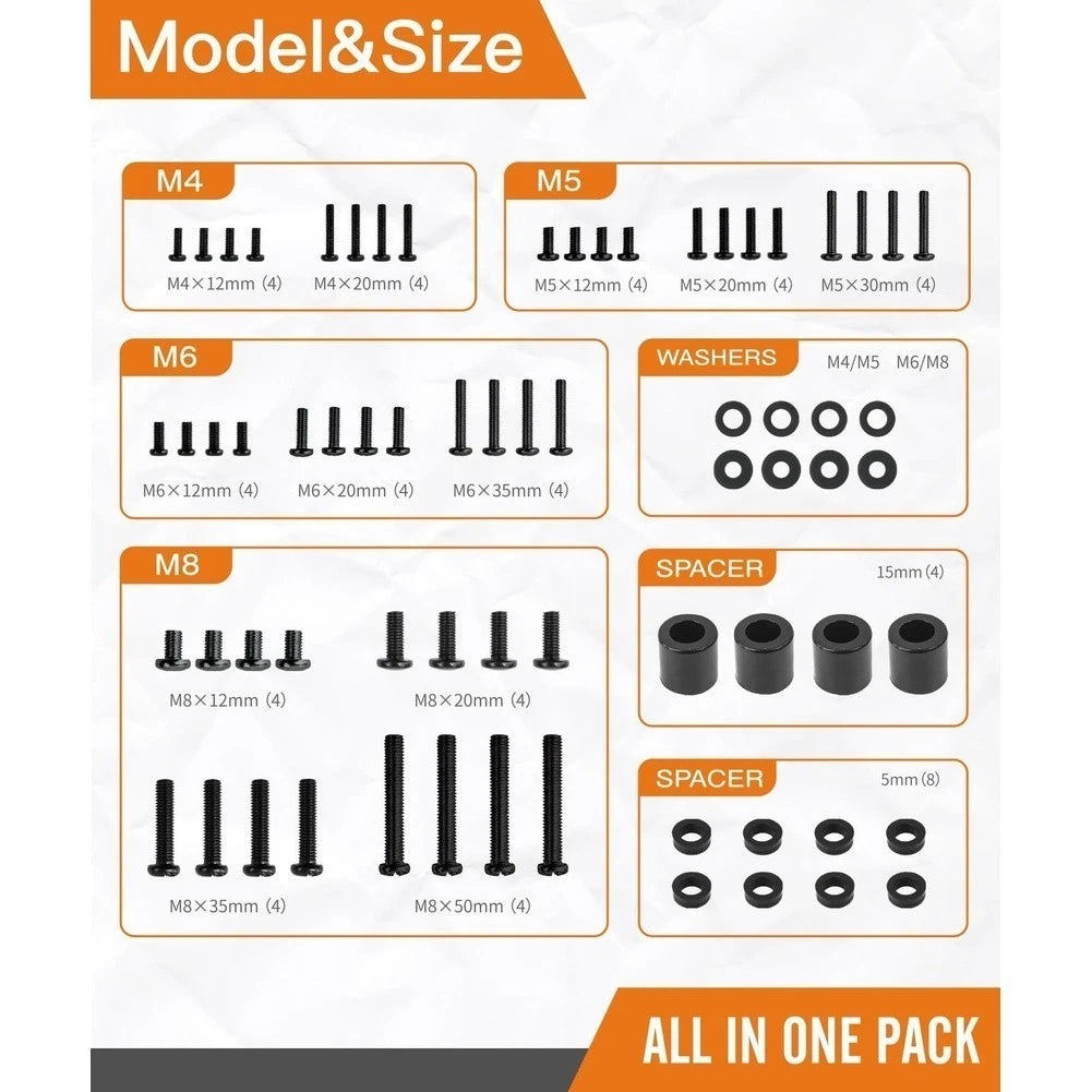 92PCS TV Mount Hardware Set for 80