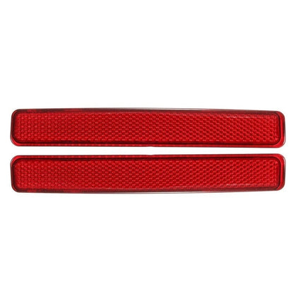 Pair of Red Lens Rear Bumper Reflectors for Transporter T5 (2003–2011)