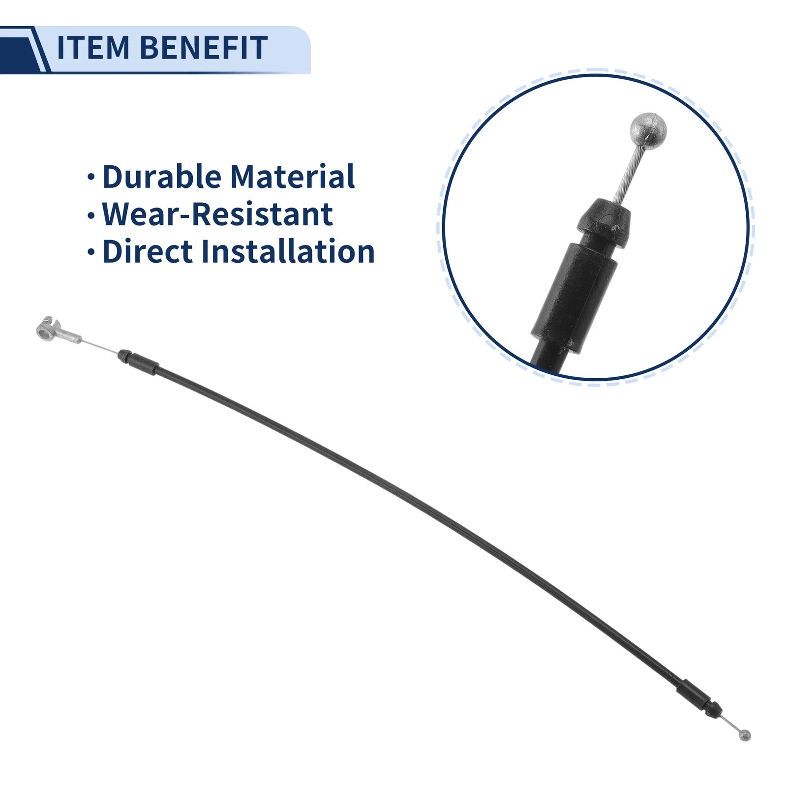Hood Latch Release Cable Replacement for Hyundai Santa Fe (2013–2018)