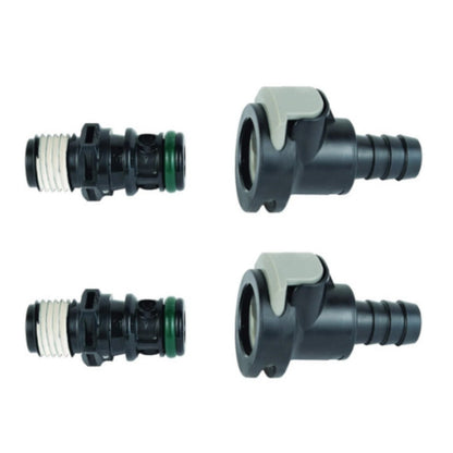 2Pcs Sprayless Connector with Thread Sealant for Universal Applications