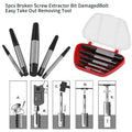 5pcs Screw Extractor Set with Storage Box for Automotive Repairs
