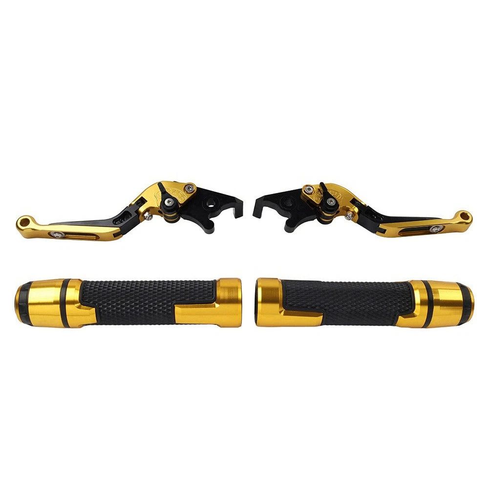 CNC Brake Clutch Levers Set for Suzuki GSXR150 (2017–2023) Gold