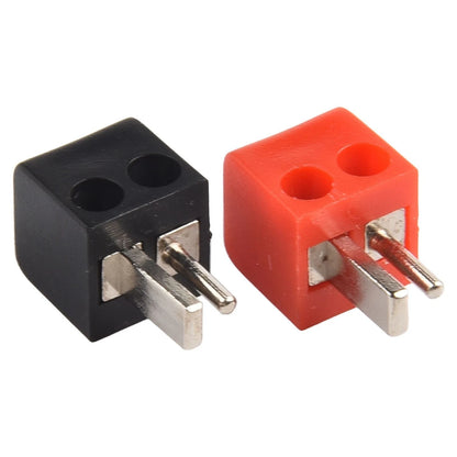 Set of 2 Pin DIN HiFi Speaker Connectors Red Black for Cable Termination