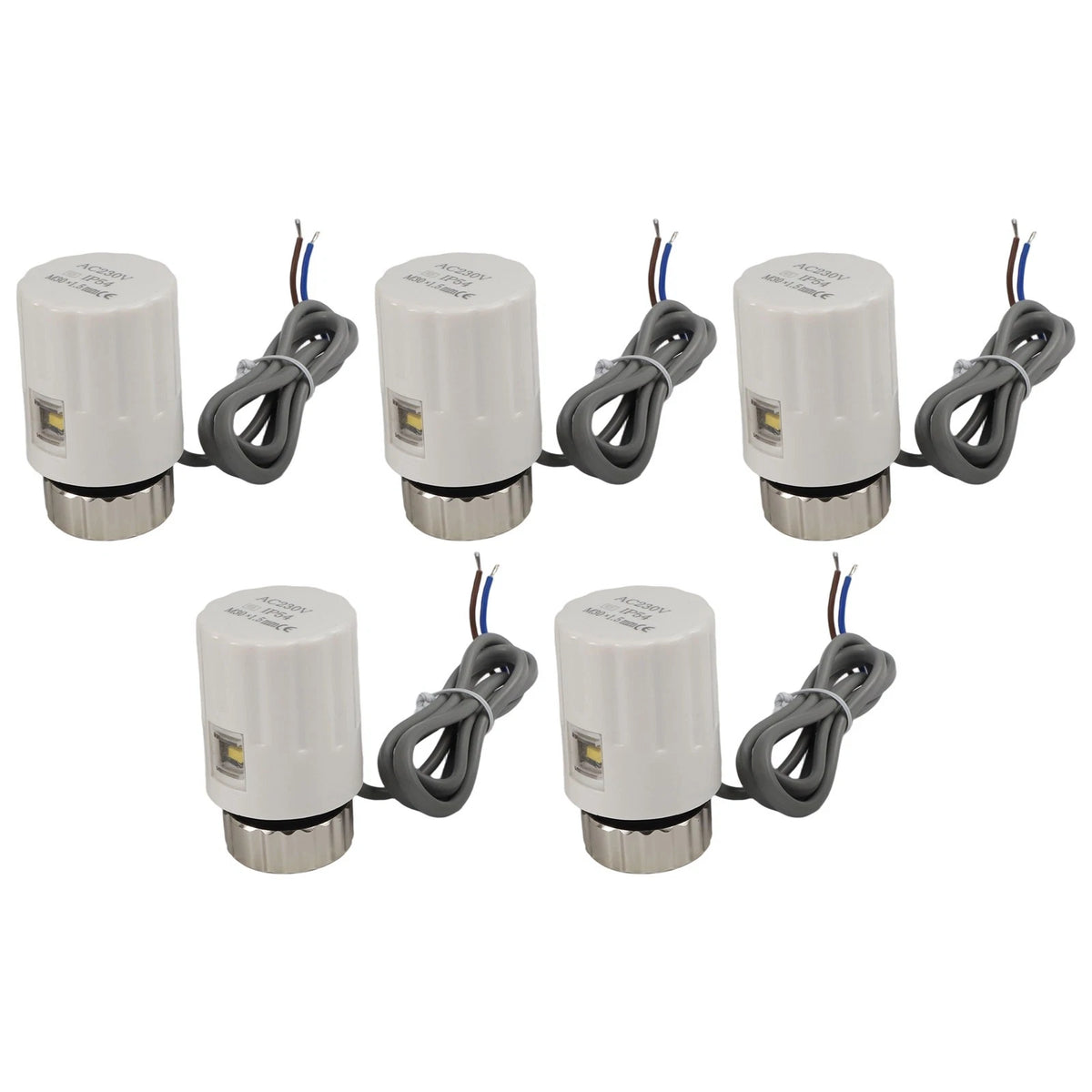 5PCS Electric Heating Actuator for Floor Heating and Radiators