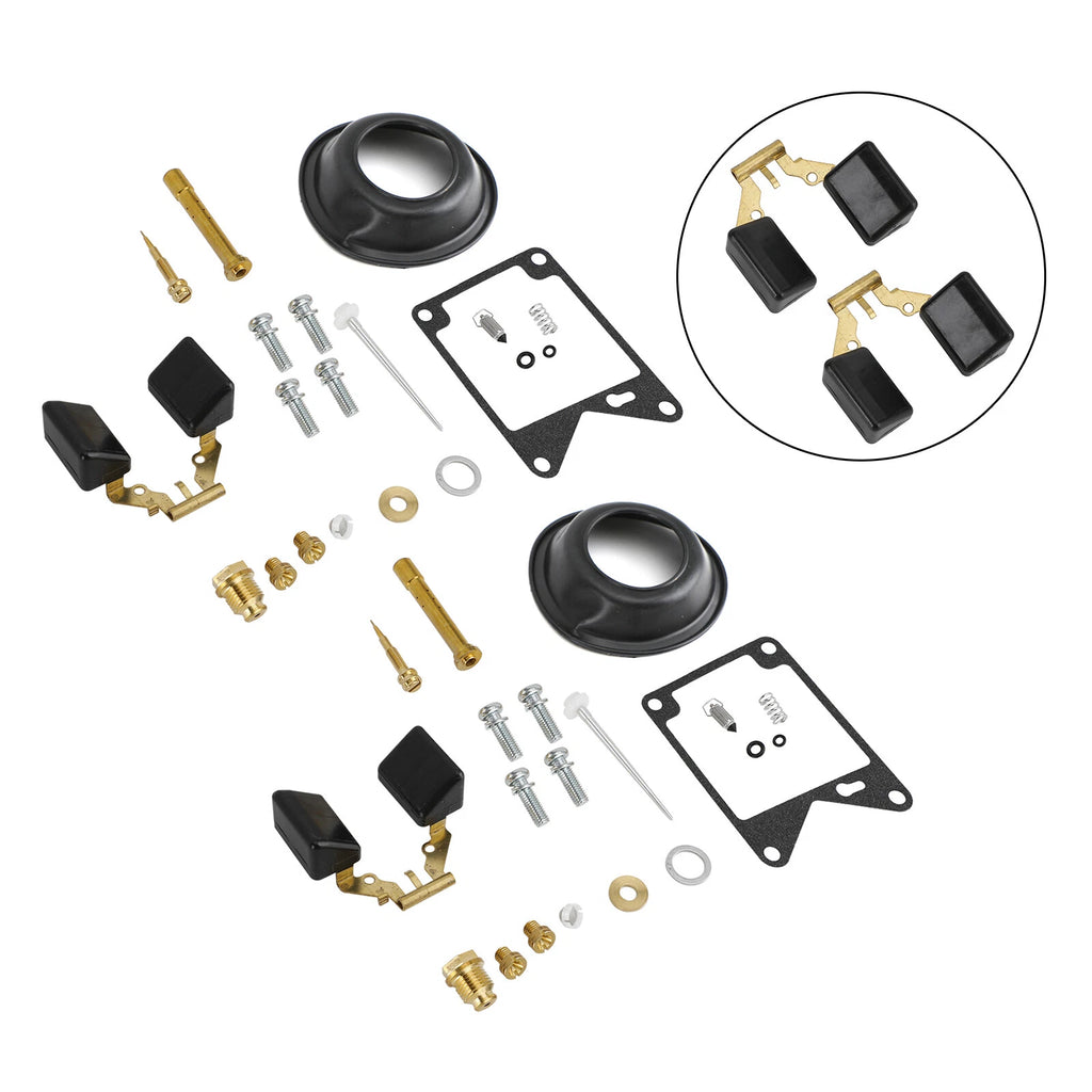 2X Carburetor Rebuild Kit for Yamaha Virago 750 XV750 (1981–1983) T9