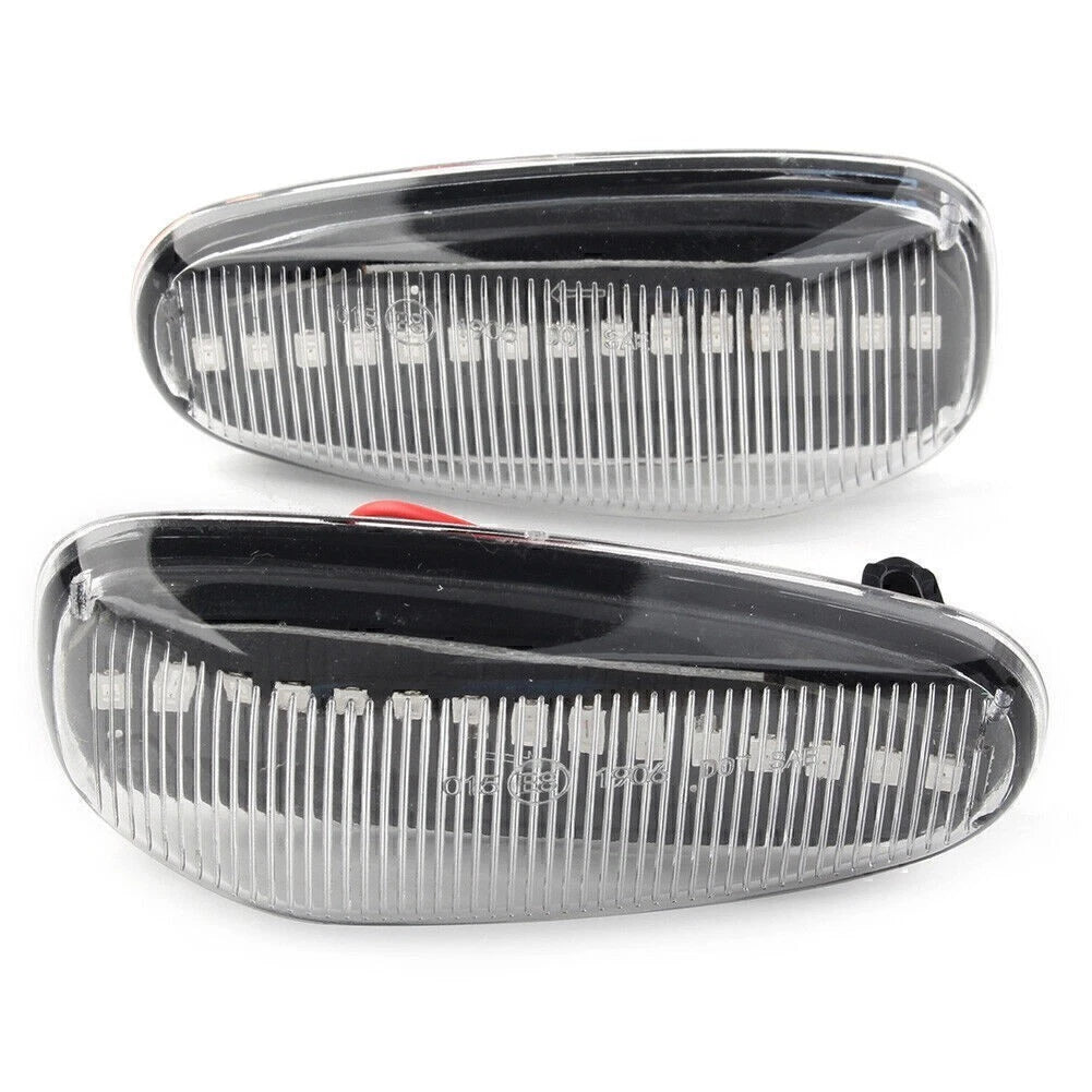 LED Sequential Dynamic Clear Side Marker Light for Benz C E CLK Class (W210 W202)