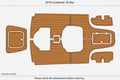 EVA Pad Teak Deck Flooring for Contender 25 Bay (2018)