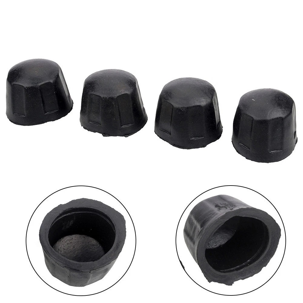 4 Piece Rubber Nut Set for ATVs and Karts