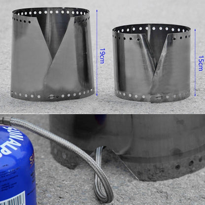 Adjustable Ultralight Wind Shield for Camping Stove