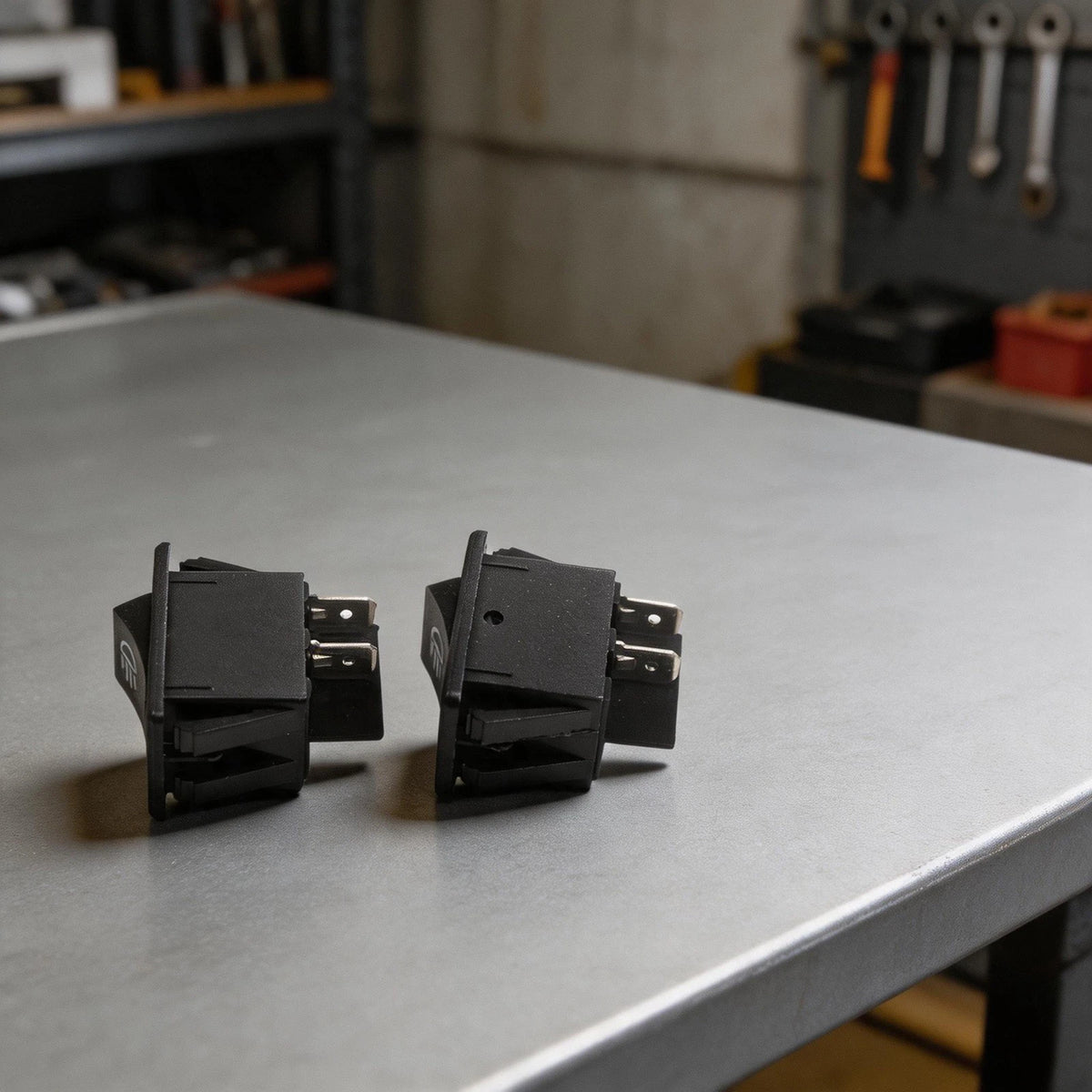 2X 12 Volt 35 Amp Rocker Switch ASW17D 4Pin LED for Fog Lamp Work Light