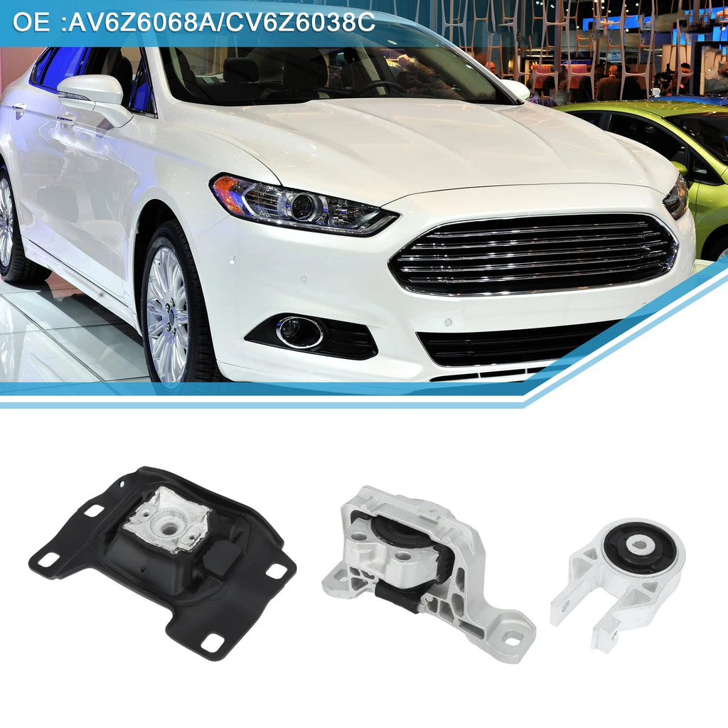 Engine Motor Transmission Mount Set Replacement for Ford Escape (2013–2016)