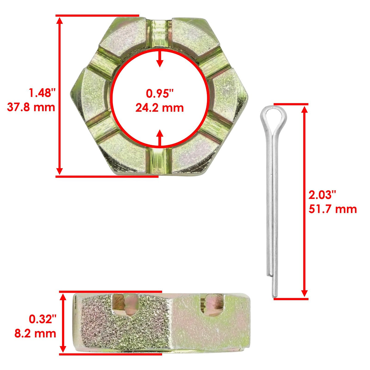 Wheel Motor Nut Replacement for Exmark Toro (2000–2020)