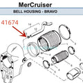 Water Hose Inserts and Tool for Mercruiser Bravo (41674T)