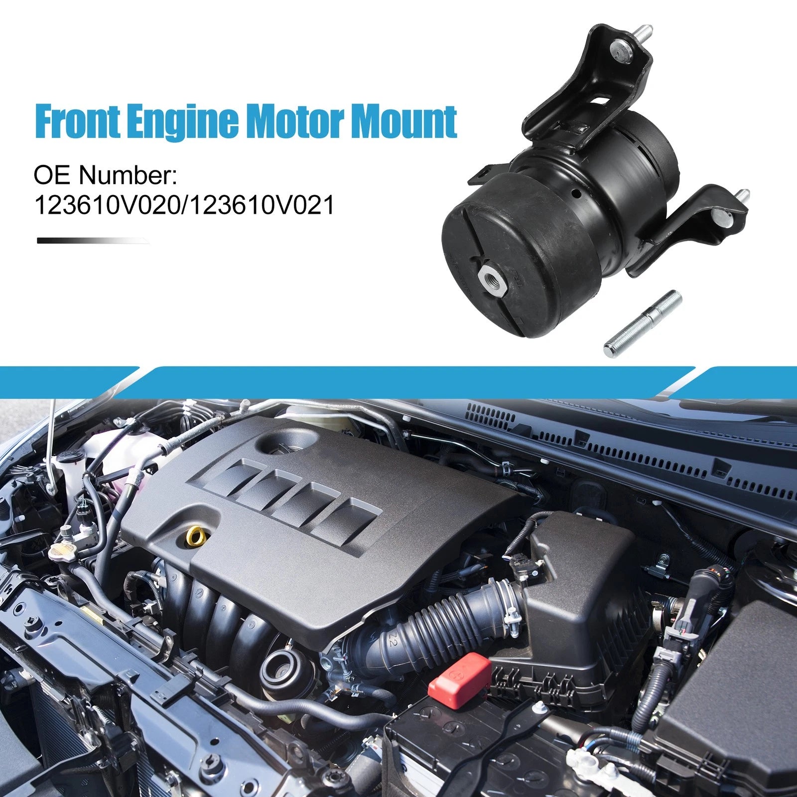 Engine Motor Mount Front Transmission Mount Replacement for Toyota Highlander (2008–2012)
