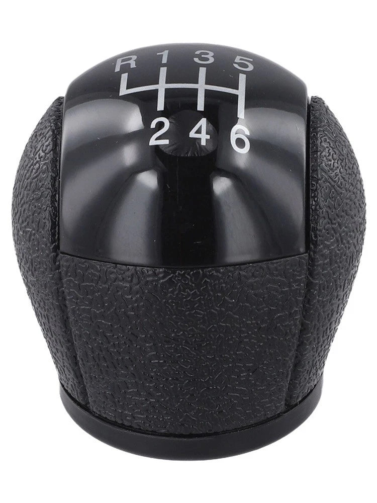 Gear Knob for Ford Transit Mk7 (2006–2014) Black Silver Plastic